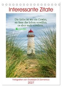 Produktbild: Interessante Zitate (Tischkalender 2027 DIN A5 hoch), CALVENDO Monatskalender