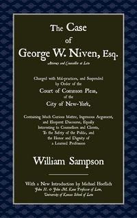 Produktbild: The Case of Geoge W. Niven, Esq.