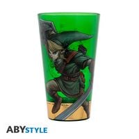 Produktbild: THE LEGEND OF ZELDA - Premium Large Glass - 400ml - Link box