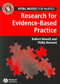 Produktbild: Vital Notes for Nurses: Research for Evidence-Based Practice