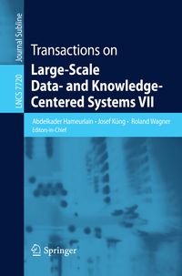 Produktbild: Transactions on Large-Scale Data- and Knowledge-Centered Systems VII