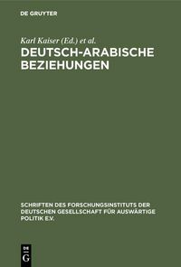 Produktbild: Deutsch-arabische Beziehungen