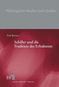 Produktbild: Schiller und die Tradition des Erhabenen