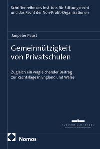 Produktbild: Gemeinn&uuml;tzigkeit von Privatschulen