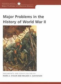 Produktbild: Paterson, T: Major Problems in the History of World War II