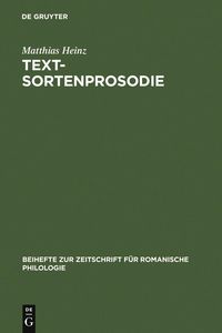 Produktbild: Textsortenprosodie