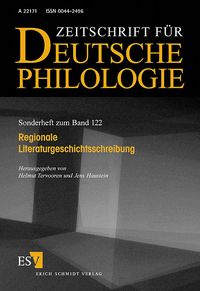 Produktbild: Regionale Literaturgeschichtsschreibung