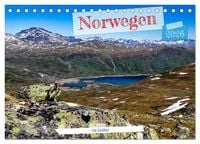 Produktbild: Norwegen Wanderbar (Tischkalender 2026 DIN A5 quer), CALVENDO Monatskalender