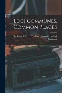Produktbild: Loci Communes. Common Places