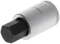 Produktbild: Steckschl&uuml;sseleinsatz IN 19 1/2 Zoll Innen-6-kant SW 17mm L.60mm GEDORE