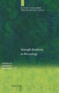 Produktbild: Strength Relations in Phonology