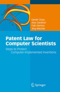 Produktbild: Patent Law for Computer Scientists