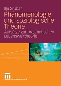 Produktbild: Ph&auml;nomenologie und soziologische Theorie