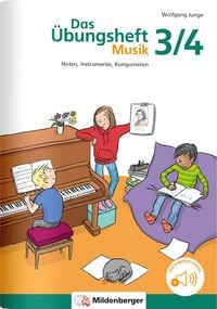 Produktbild: Das &Uuml;bungsheft Musik 3/4