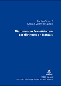 Produktbild: Diathesen im Franzoesischen Les diath&egrave;ses en fran&ccedil;ais