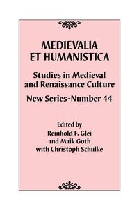 Produktbild: Medievalia et Humanistica, No. 44
