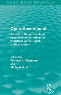 Produktbild: Open Government (Routledge Revivals)