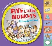 Produktbild: Five Little Monkeys Get Ready for Bed Touch-And-Feel Tabbed