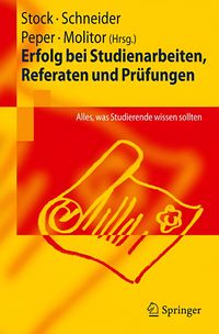 Produktbild: Erfolg bei Studienarbeiten, Referaten und Pr&uuml;fungen