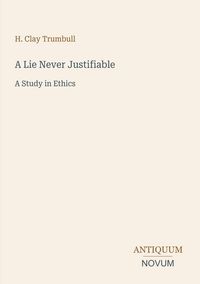 Produktbild: A Lie Never Justifiable