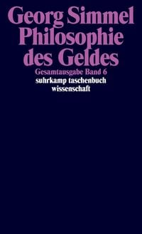 Produktbild: Gesamtausgabe 06. Philosophie des Geldes