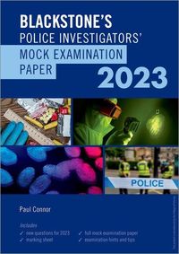 Produktbild: Blackstone's Police Investigators Mock Exam 2023
