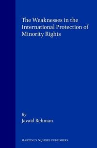 Produktbild: The Weaknesses in the International Protection of Minority