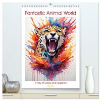 Produktbild: Fantastic Animal World: A Play of Colors and Elegance (High Quality Premium Wall Calendar 2026 DIN A2 portrait),CALVENDO 12 Month Wall Calendar