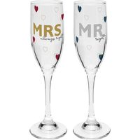 Bild vom Artikel Sektglas Set Motiv "Mr & Mrs" vom Autor 