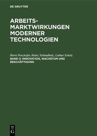 Produktbild: Innovation, Wachstum und Besch&auml;ftigung
