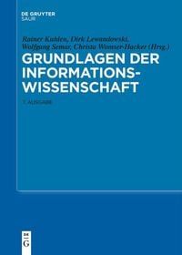 Produktbild: Grundlagen der Informationswissenschaft