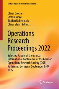 Produktbild: Operations Research Proceedings 2022