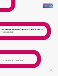 Produktbild: Manufacturing Operations Strategy