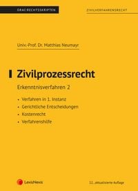 Produktbild: Zivilprozessrecht Erkenntnisverfahren 2 (Skriptum)