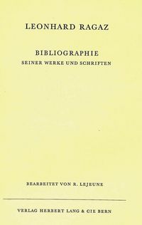Produktbild: Bibliographie seiner Werke und Schriften