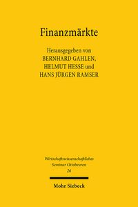 Produktbild: Finanzm&auml;rkte