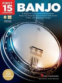 Produktbild: First 15 Lessons - Banjo Book/Online Media