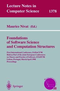 Produktbild: Foundations of Software Science and Computation Structures