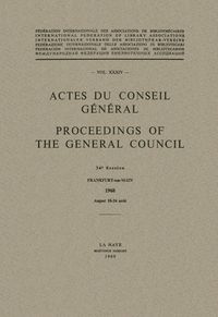 Produktbild: Actes du Conseil G&eacute;n&eacute;ral / Proceedings of the General Council