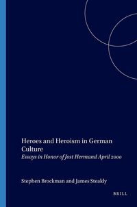 Produktbild: Heroes and Heroism in German Culture