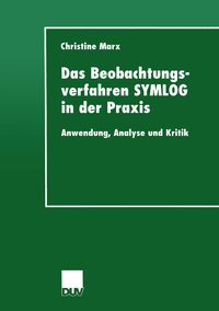 Produktbild: Das Beobachtungsverfahren SYMLOG in der Praxis