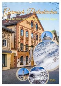 Produktbild: Garmisch-Partenkirchen und die faszinierende Bergwelt der Alpen (Wandkalender 2026 DIN A2 hoch), CALVENDO Monatskalender