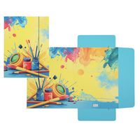 Produktbild: Idena Sammelmappe Pinsel mit Gummizug 400g/m&sup2; DIN A3