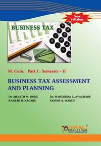 Produktbild: Business Tax Assessment and Planning