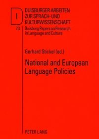 Produktbild: National and European Language Policies
