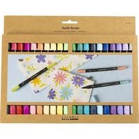 Produktbild: Creativ Company Textil-Marker, Zus&auml;tzliche Farben, Strichst&auml;rke 2,3+3,6 mm, 20er Set