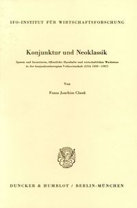 Produktbild: Konjunktur und Neoklassik.