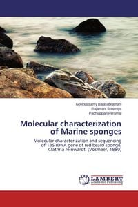 Produktbild: Molecular characterization of Marine sponges