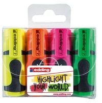Edding Textmarker mini highlighter, 1-3mm, 4er Set
