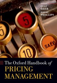 Produktbild: The Oxford Handbook of Pricing Management
